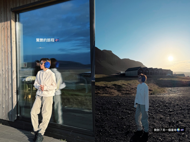 贾静雯被眼前美景震惊。（图／翻摄自贾静雯 IG）