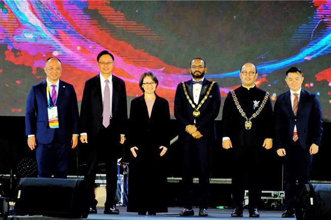 2024国际青年商会世界大会今日晚间在桃园揭幕。(吕筱蝉摄)