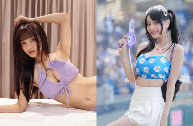 卡洛琳五官深邃，再加上极其火辣的好身材，人气大幅上涨。（图／卡洛琳IG）