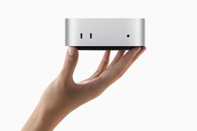 Apple推出搭载M4和M4 Pro晶片的Mac mini。（Apple提供）
