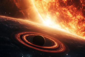 躲在红巨星旁！天文学家发现迷你黑洞 补完一大空白