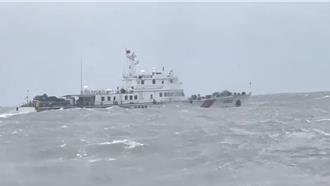 陸海警船「連3天」擾金門水域  海巡頂10級強風驅離