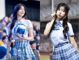 柯以柔、啦啦隊女孩安芝儇現身臺北網紅嘉年華