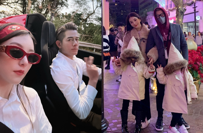 郭富城表示年底來台開唱會帶老婆、女兒一起同行。（圖／翻攝自方媛Moka微博）