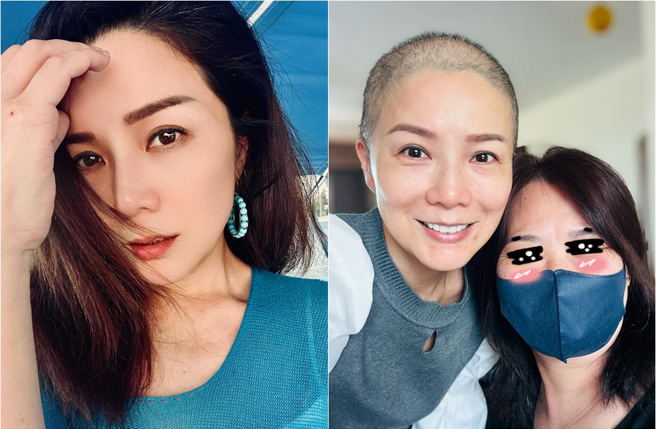 吴文忻挥别罹癌低潮，现在她积极对抗病魔，也大方公开平头照。（图／吴文忻 Instagram）