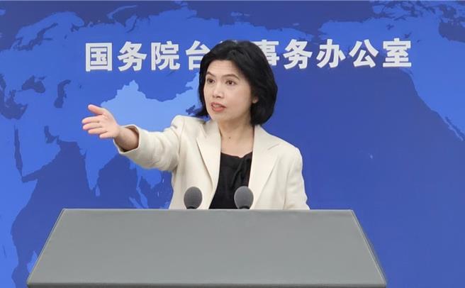 大陆国台办发言人朱凤莲。（蓝孝威摄）
