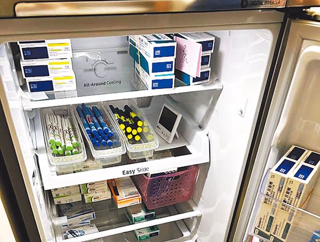 图为「瘦瘦笔」的Ozempic注射笔。（食药署提供）