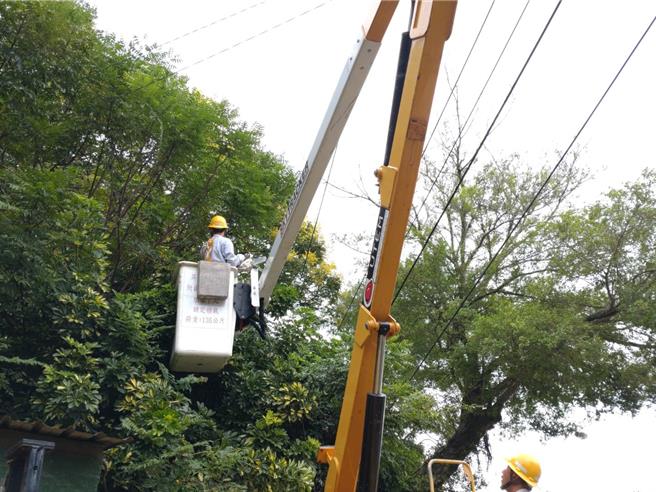 强颱「康芮」来势汹汹，台电金门区营业处已完成颱风动员整备，也提醒民眾做好防颱准备。（图／台电金门区营业处）