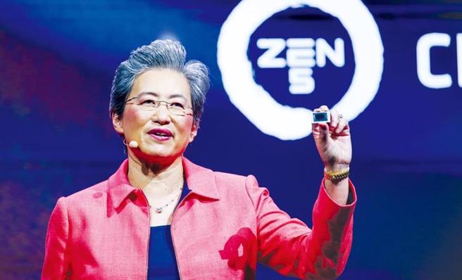 超微董事长暨执行长苏姿丰表示，第3季营收表现强劲，主要是因为EPYC以及资料中心产品销量增加。（图／报系资料照）