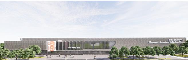 2024年10月30日彰化县／彰化国际展览中心设计图曝光，建物规画为挑高2层楼。（彰化县政府提供／孙英哲彰化传真）
