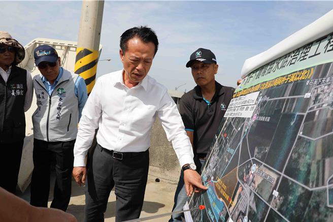 溪子下農場抽水站治理工程預計今年12月底發包。(呂妍庭攝)