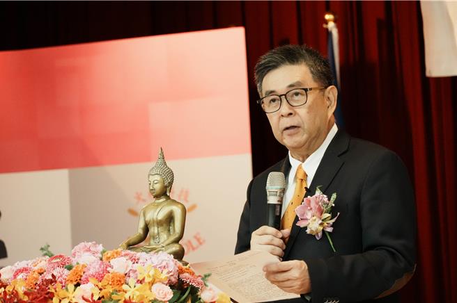 华梵大学校长李天任表示，学校将朝绿色大学与全龄大学发展。（华梵大学提供／林志成台北传真）