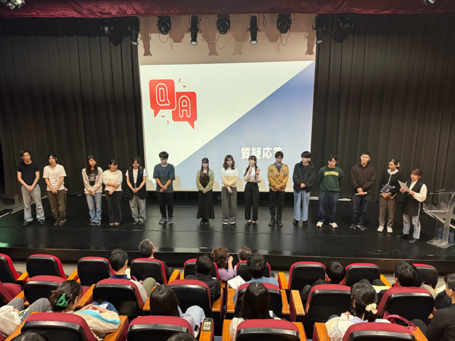 開南大學的日籍學生們也積極參與活動。(照片/開南大學提供)