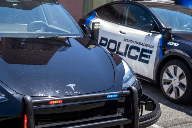 加州警察发现，用特斯拉当警车不是个好主意。（图：shutterstock/达志）