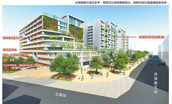 「銀新未來城」面積高達2.5公頃，新北市政府依《促參法》BOT模式，交由民間財團興建與營運，2020年10月城鄉局報內政部審議，內政部都委會已舉行4次專案小組會議。（新北衛生局提供／高鈞麟新北傳真）