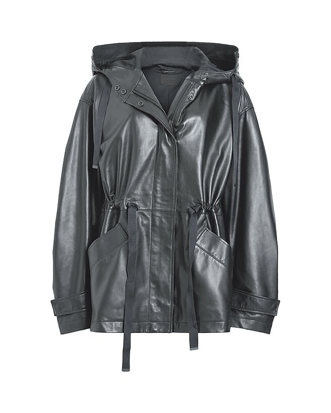 ALLSAINTS Archive典藏系列，KELSEA羊皮皮衣，2萬8100元。（ALLSAINTS提供）