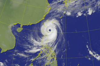 康芮升強颱只花18小時 最新風場圖曝光「紫到發白」 粉專：真的不妙