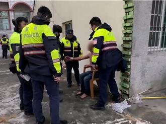 彰化中年大叔颱風天暴走 竟對路過人車狂砸物品