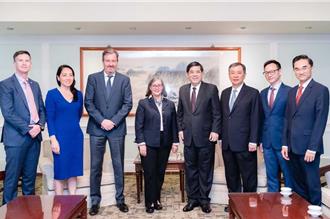 感謝美助強化自我防衛能力  外交部晚宴歡迎AIT執行理事藍鶯