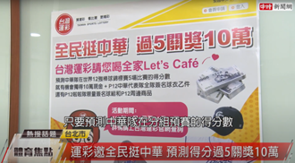 《時來運轉》12強棒球賽 台灣運彩邀全民挺中華！ 過5關獎10萬！