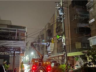 康芮撲台！高雄零星停電 台電動員200人快速搶修