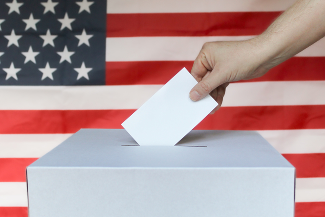 美國總統大選即將登場，各州開始提前投票。（示意圖：shutterstock／達志）