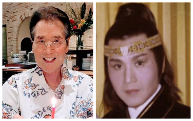 石英年輕時長相英俊。（石英臉書、中時資料照）