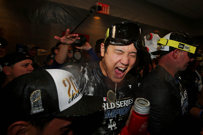 道奇击败洋基拿下世界大赛冠军。（图／路透社）