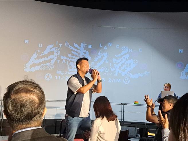 2024年台北「白昼之夜」遇强颱康芮搅局，台北市文化局长蔡诗萍（图中）脸书发文表示，目前按原订计画举行，但会依颱风变化适时调整，最糟的取消也在考虑范围中。示意图。（温予菱摄）