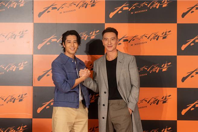 胡宇威、王陽明雙帥合照。（鹿路電影提供）