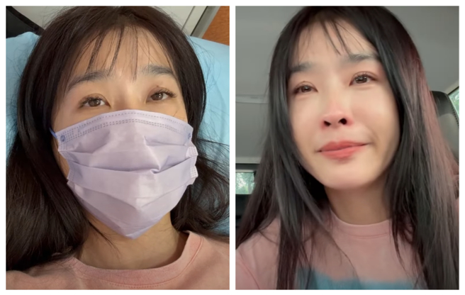 小娴生病时，渴望身边有人陪伴。(YT@小娴黄瑜娴hsien_0309)