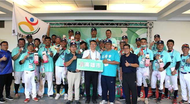 受到強颱康芮影響，全民運動會於10月30日提早結束賽程，結算至10月31日，高雄市目前共獲35金40銀47銅，總積分135.5暫居第5名。（高市府運發局提供／洪浩軒高雄傳真）