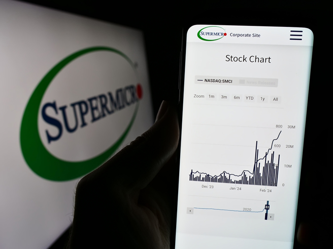 美超微陷入财报风波，恐面临下市危机。（示意图/达志影像/shutterstock）
