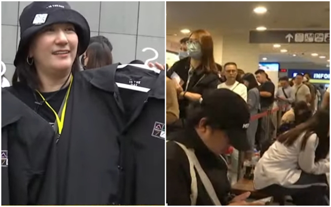 天王劉德華（華仔）暌違11年來台開唱，1日的演唱會場次變成「首唱」，歌迷下午已在小巨蛋大排長龍。（圖／攝自YT@中天電視）