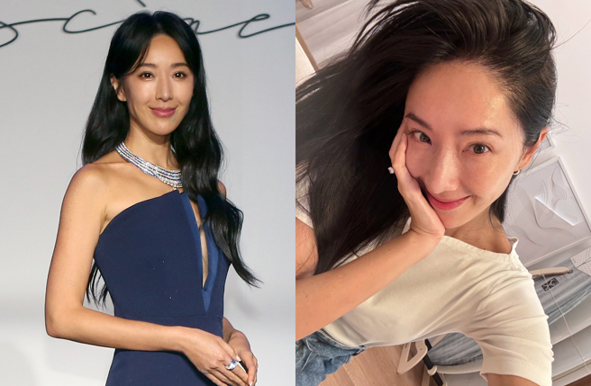 隋棠深夜素顏惊现油头，44岁真实状态流出。（图／中时资料照、IG@suitangtang）