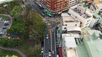 全國首創標線型圓環成功驗證 高雄第2處在前鎮區誕生