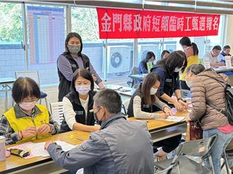 金門縣府「八百壯士」招兵 270個職缺、日薪950元