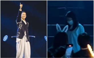 一日2場劉德華：我豁出去了！朱麗蒨攜女揮舞螢光棒應援