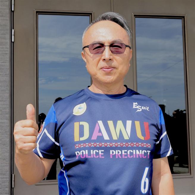 新东锦营造有限公司董事长曾仲甫。（记者傅文琦摄）