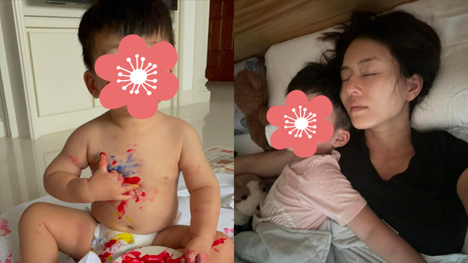 刘香慈生下2个儿子1个女儿。（图／刘香慈 Chantel Liu脸书）