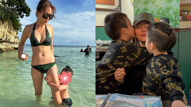 刘香慈脱口对小儿子说出气话，让她相当自责。（图／刘香慈 Chantel Liu脸书）