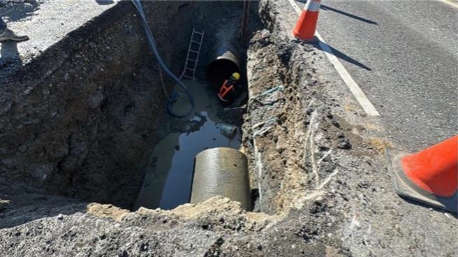 台灣自來水公司第一區管理處為修復管線漏水，將於11月5日晚間8時起至11月7日凌晨2時施工停水，屆時基隆市中正區、信義區、仁愛區、中山區、安樂區等地將受影響。（台水一區處提供／徐佑昇基隆傳真）