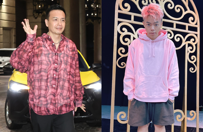 海产（右）为了周杰伦演唱会门票风波向小钟道歉。（图／中时资料照；翻摄自seafood_rock IG）