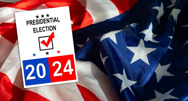 美国大选民调两位候选人贺锦丽与川普依然难分高下。（示意图/达志影像/shutterstock）

