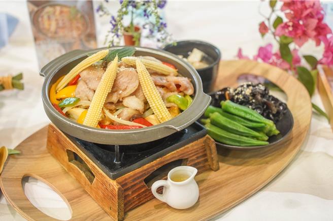 參賽隊伍發揮創意，做出多道獨一無二的美食。(水上鄉公所提供／呂妍庭嘉義傳真)