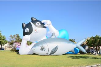 高雄「大海开吃」结合Croter艺术装置 弥陀渔港化身网美景点超好拍