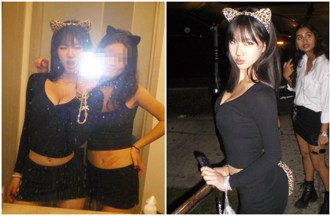 小S女兒萬聖節化身「性感豹女郎」 上衣包不住超兇曲線全看光