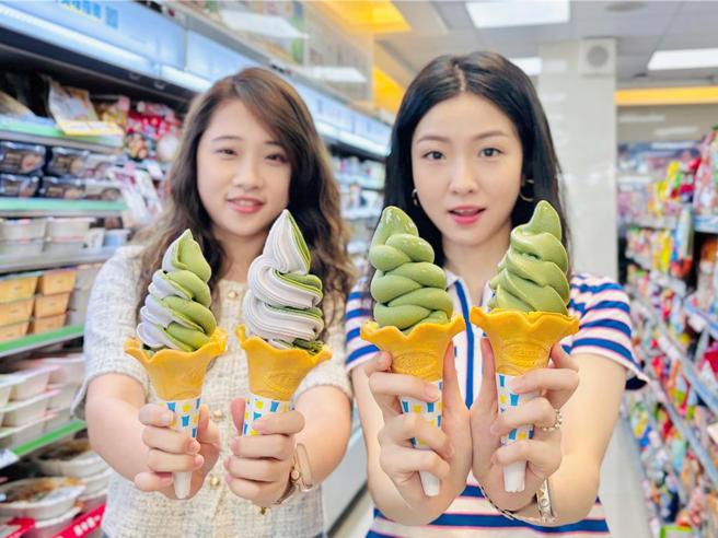 全家Fami!ce霜淇淋口味新颖多元，是许多消费者喜欢购买的冰品。示意图。（全家提供／朱世凯台北传真）