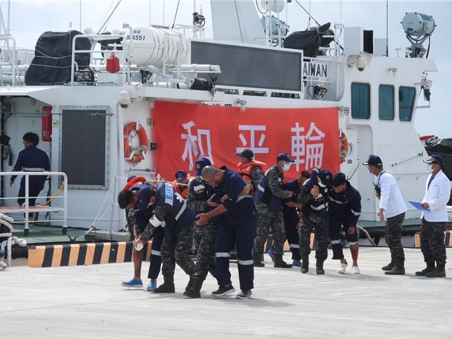 海巡署舉辦南援七號演練。（海巡署提供）
