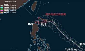 銀杏最高機率路徑出爐 專家：這2天最靠近